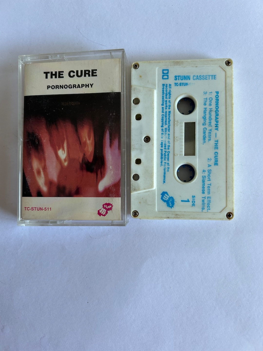 The Cure Pornography Australian Marks on Cassette Tape - Etsy