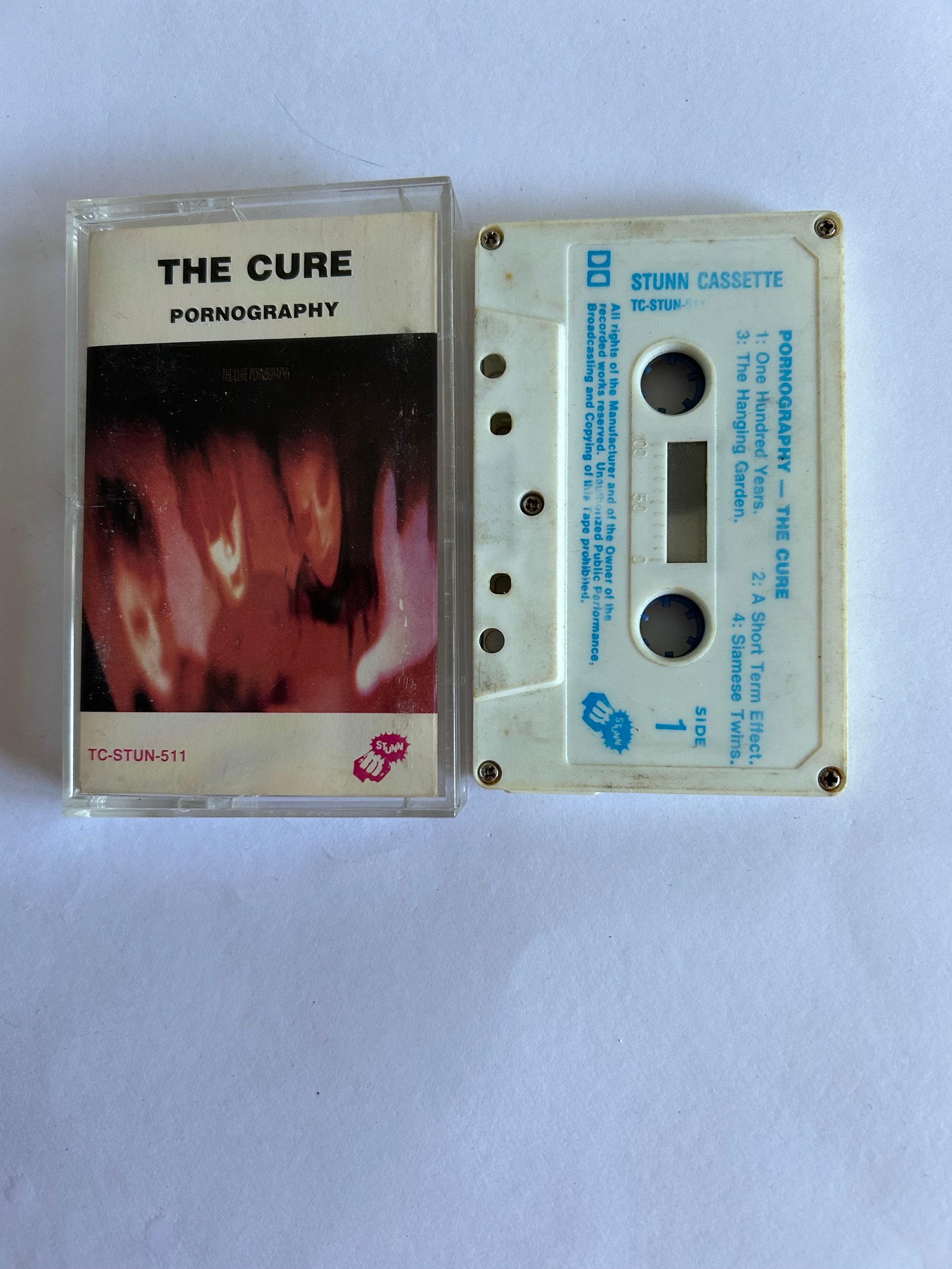 The Cure Pornography Australian Marks on Cassette Tape - Etsy