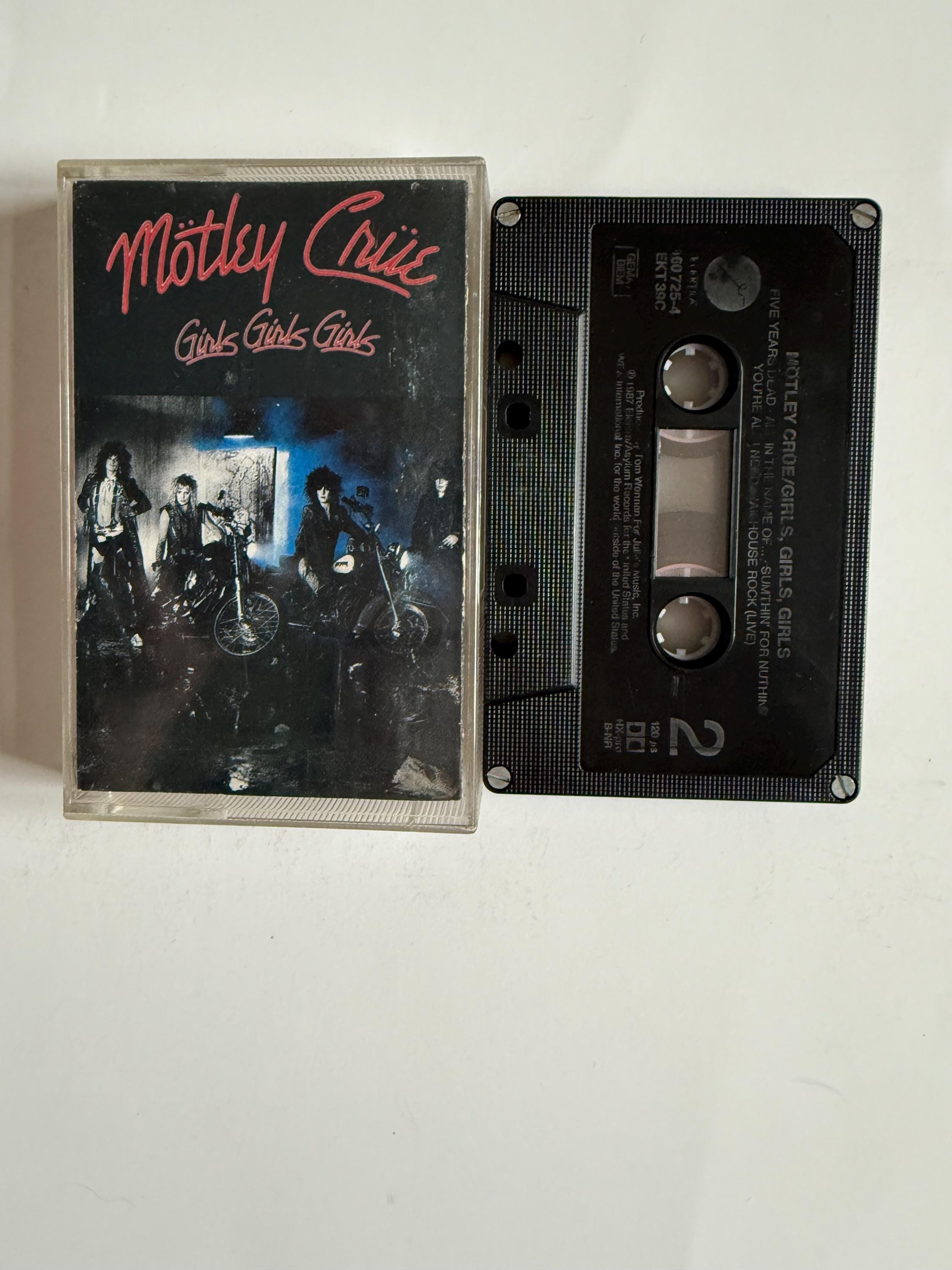 Motley Crue Girls Girls Girls Cassette Tape - Etsy