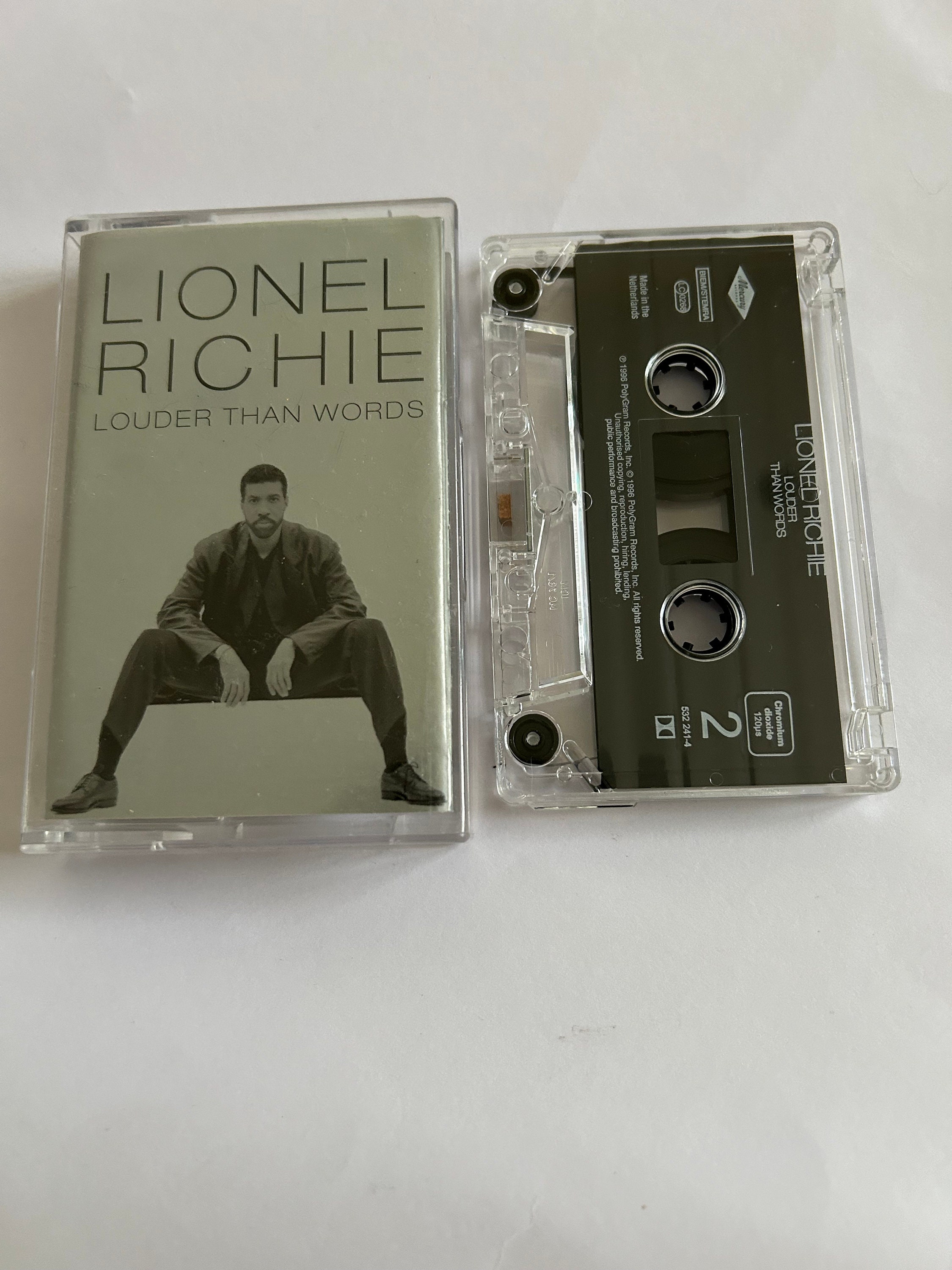 Lionel Richie: Louder Than Words: Cassette Lionel Richie: Louder Than Words: Cassette