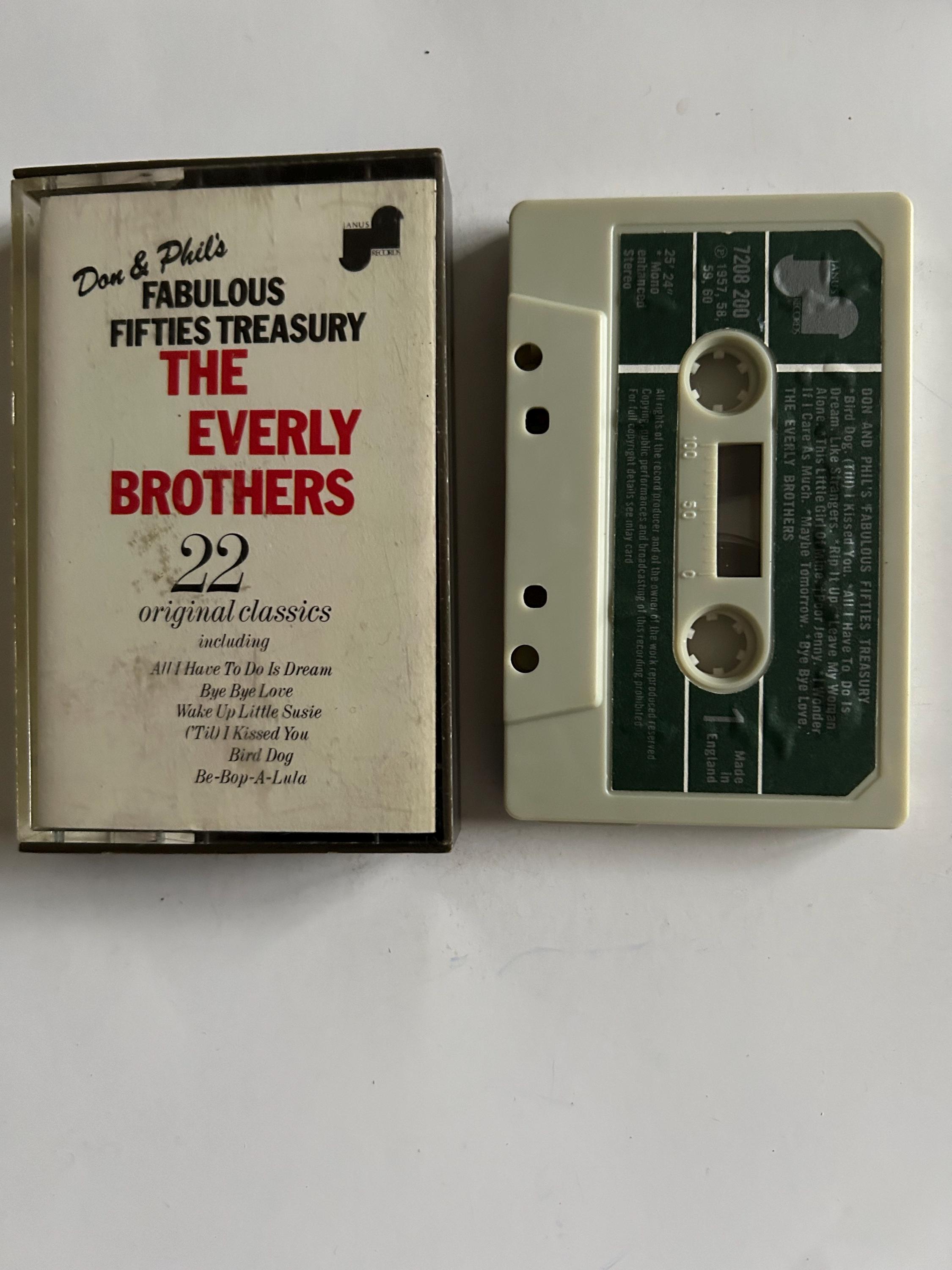 The Everly Brothers Don & Phil’s Fabulous Fifties Treasury Cassette Tape