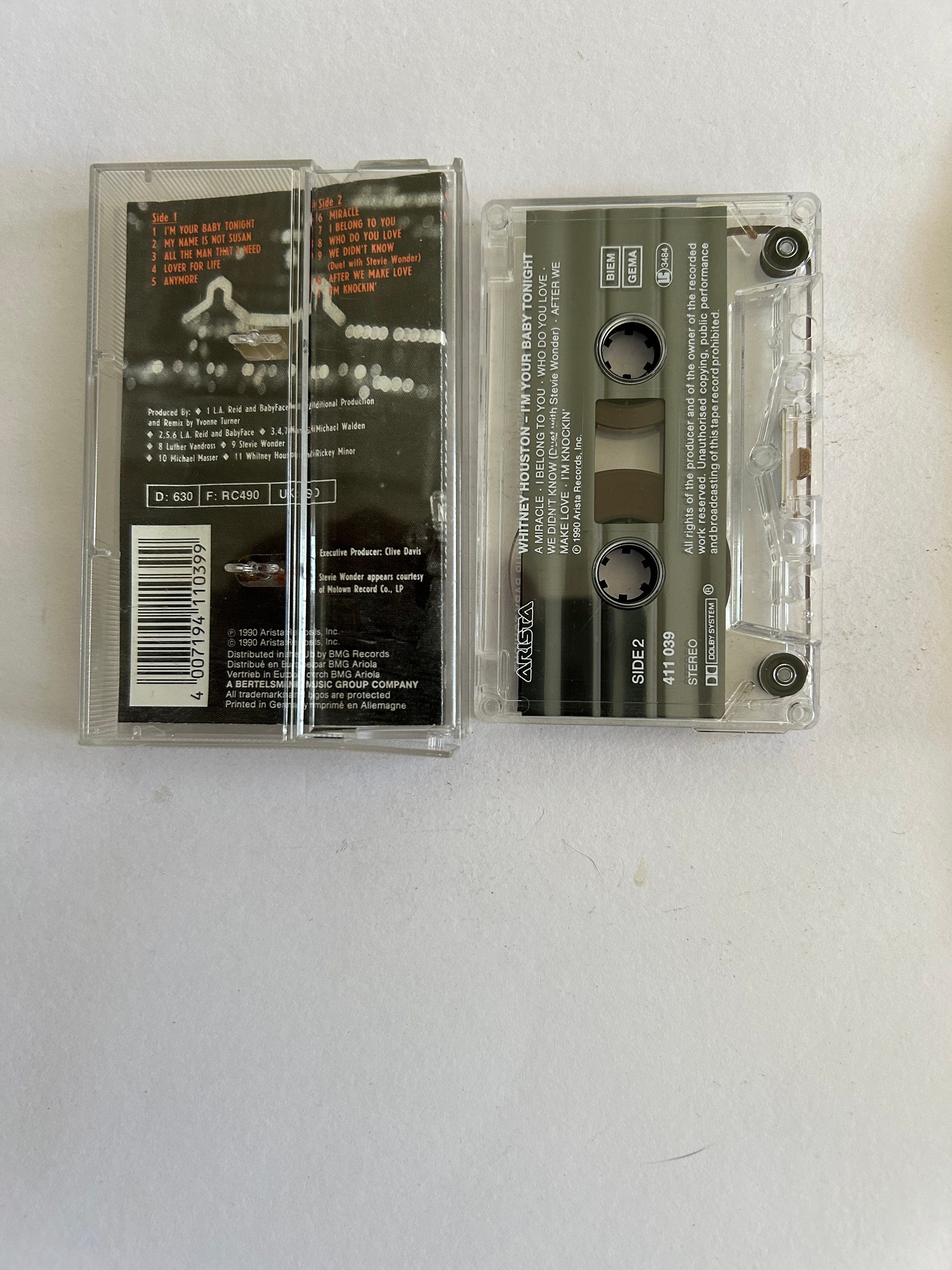I&#39;m Your Baby Tonight［カセット］ Whitney Houston - I'm Your Baby Tonight -Cassette single