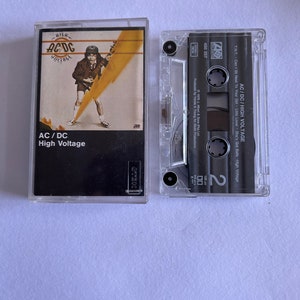 AC/DC High Voltage Cassette Tape - Etsy