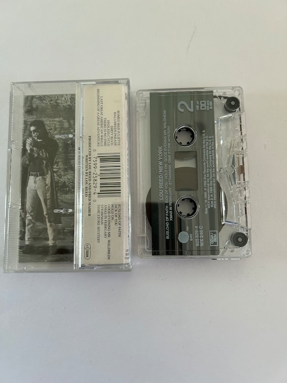 Lou Reed New York カセットテープ Lou Reed New York Cassette Tape - Etsy