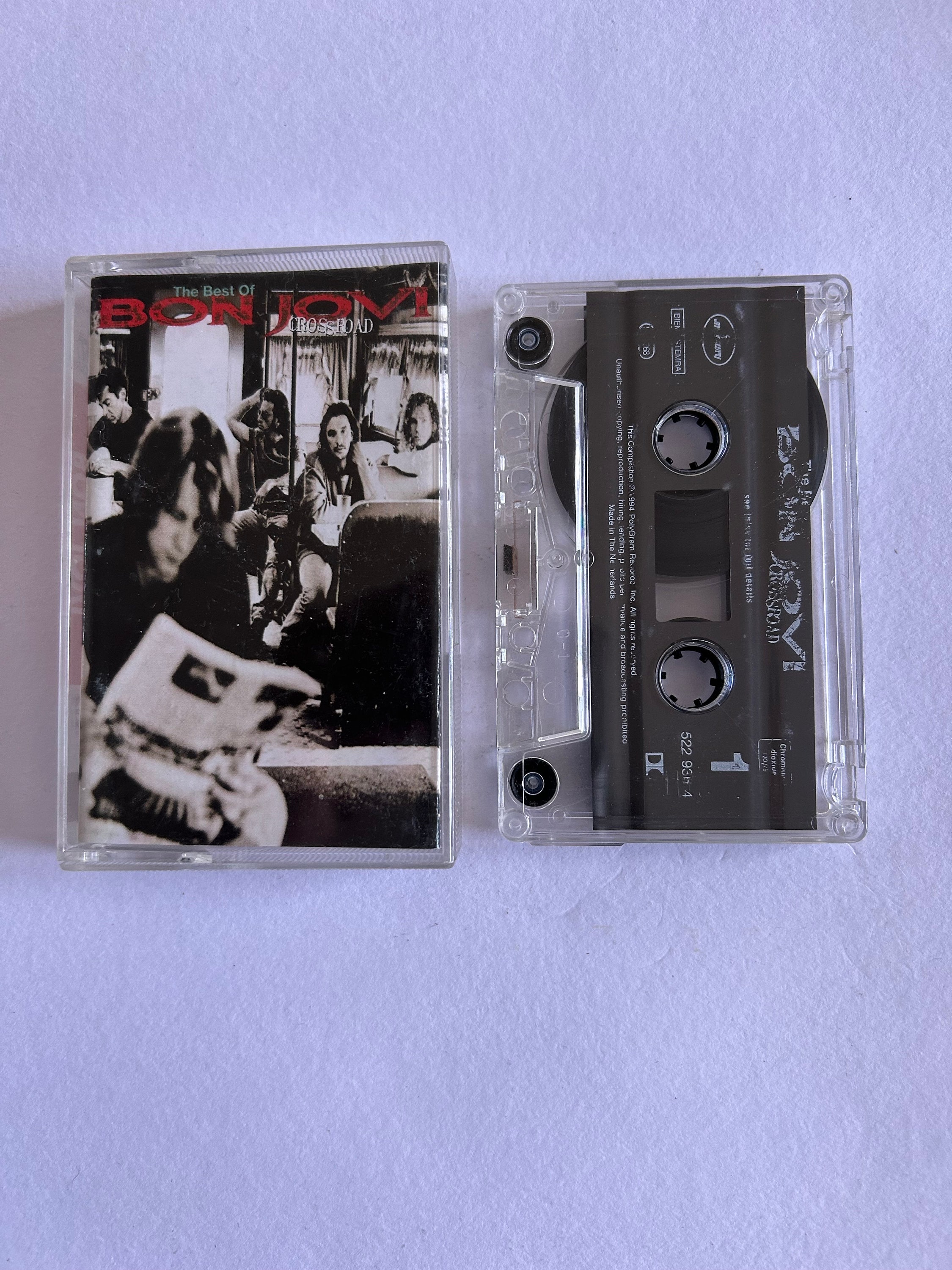 Bon Jovi Crossroad Best of Cassette Tape - Etsy