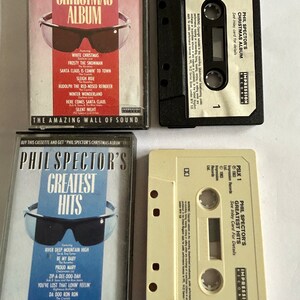 Phil Spector Greatest Hits And Christmas Album Double Cassettr Tape