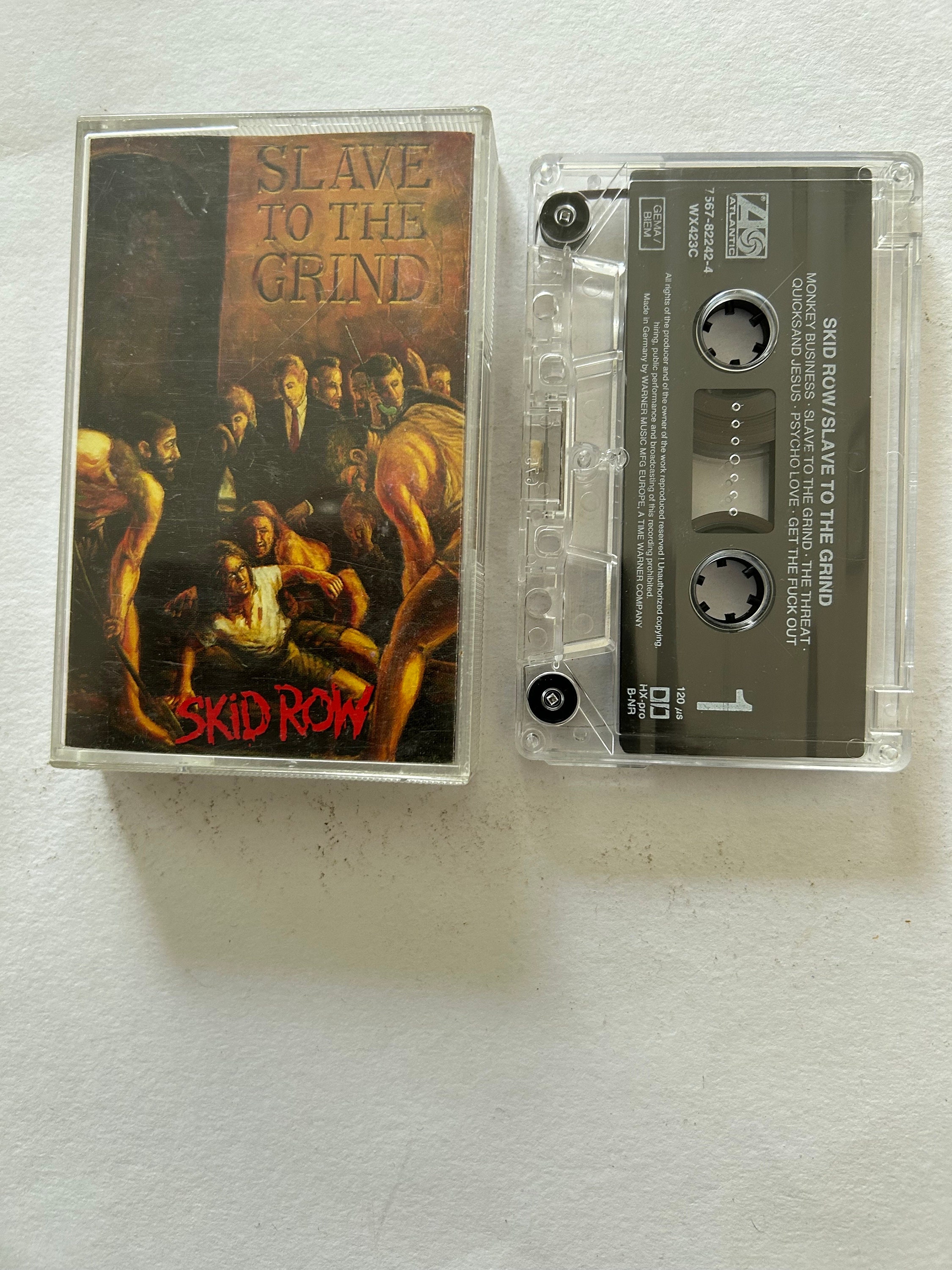 Skid Row Slave to the Grind Cassette Tape - Etsy