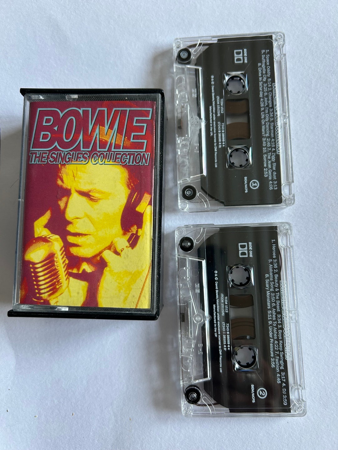 David Bowie the Singles Collection Double Cassette Tape - Etsy