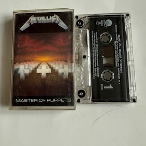 Metallica Master Of Puppets Cassette Tape