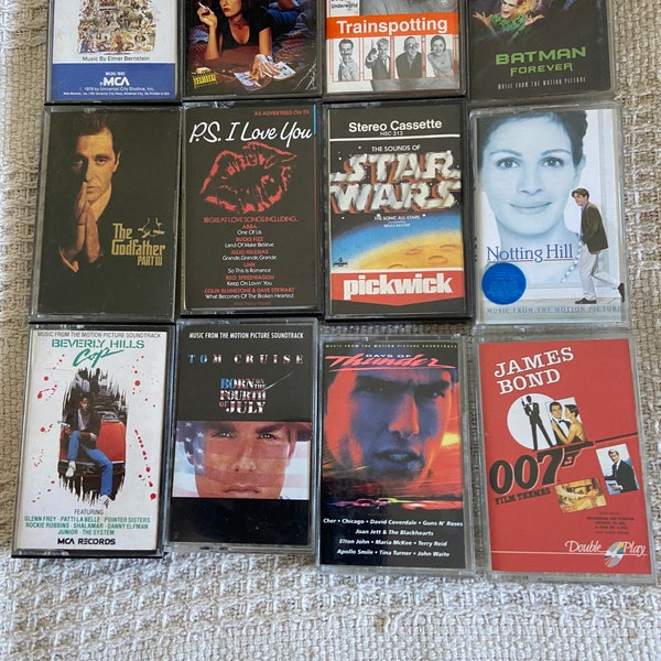 Film,Movie,TV Soundtrack and collections Star Wars,Batman,Godfather,Trainspotting,Beverly Hills Cop,Animal House,Notting Hill