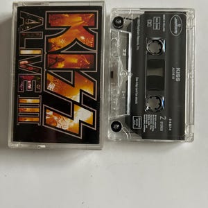 Kiss Alive II VOl 1. Cassette tape dolby Casablanca records