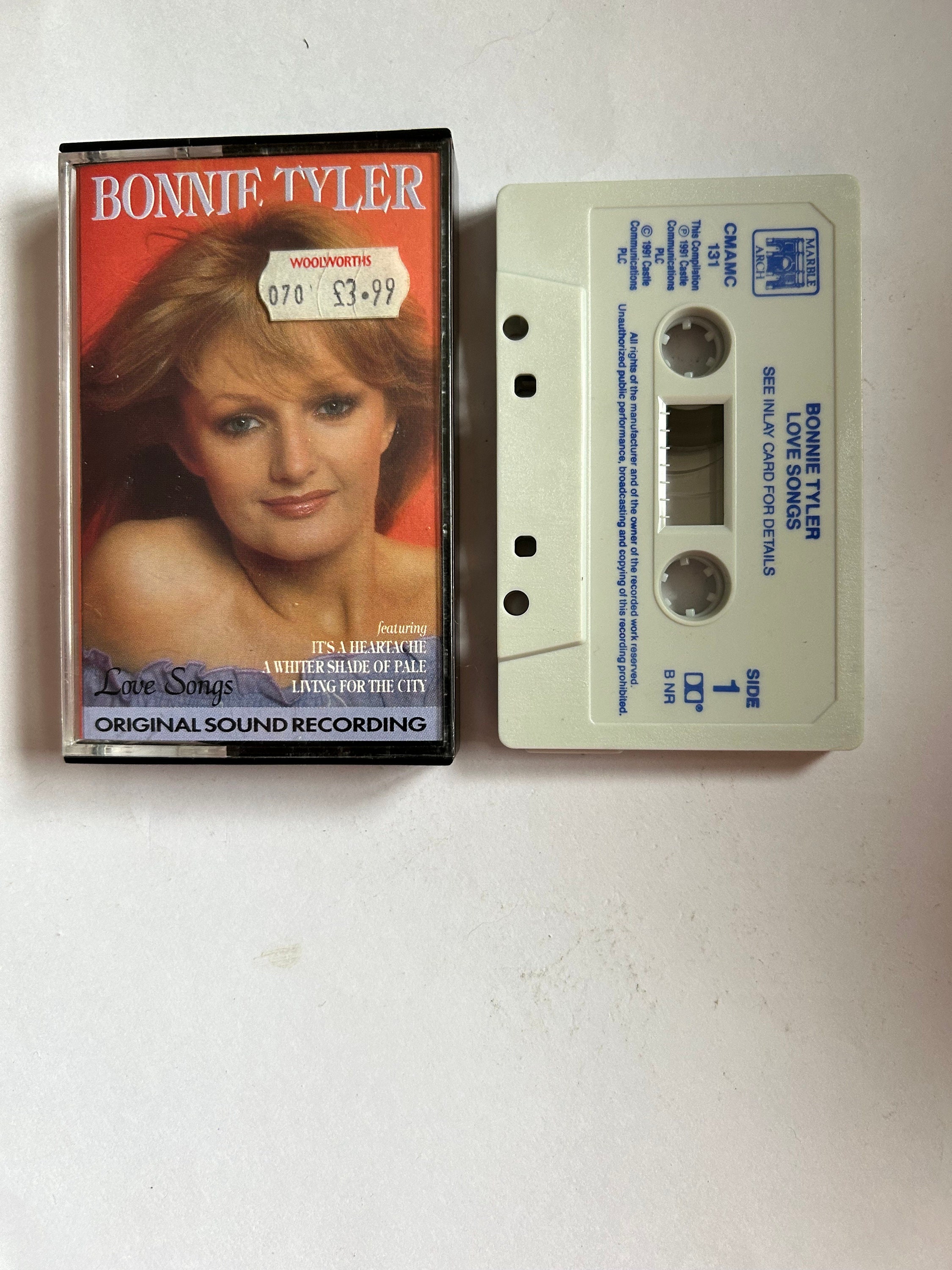Bonnie Tyler Love Songs Cassette Tape - Etsy