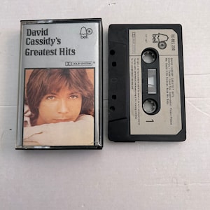 David Cassidy Greatest Hits Cassette Tape
