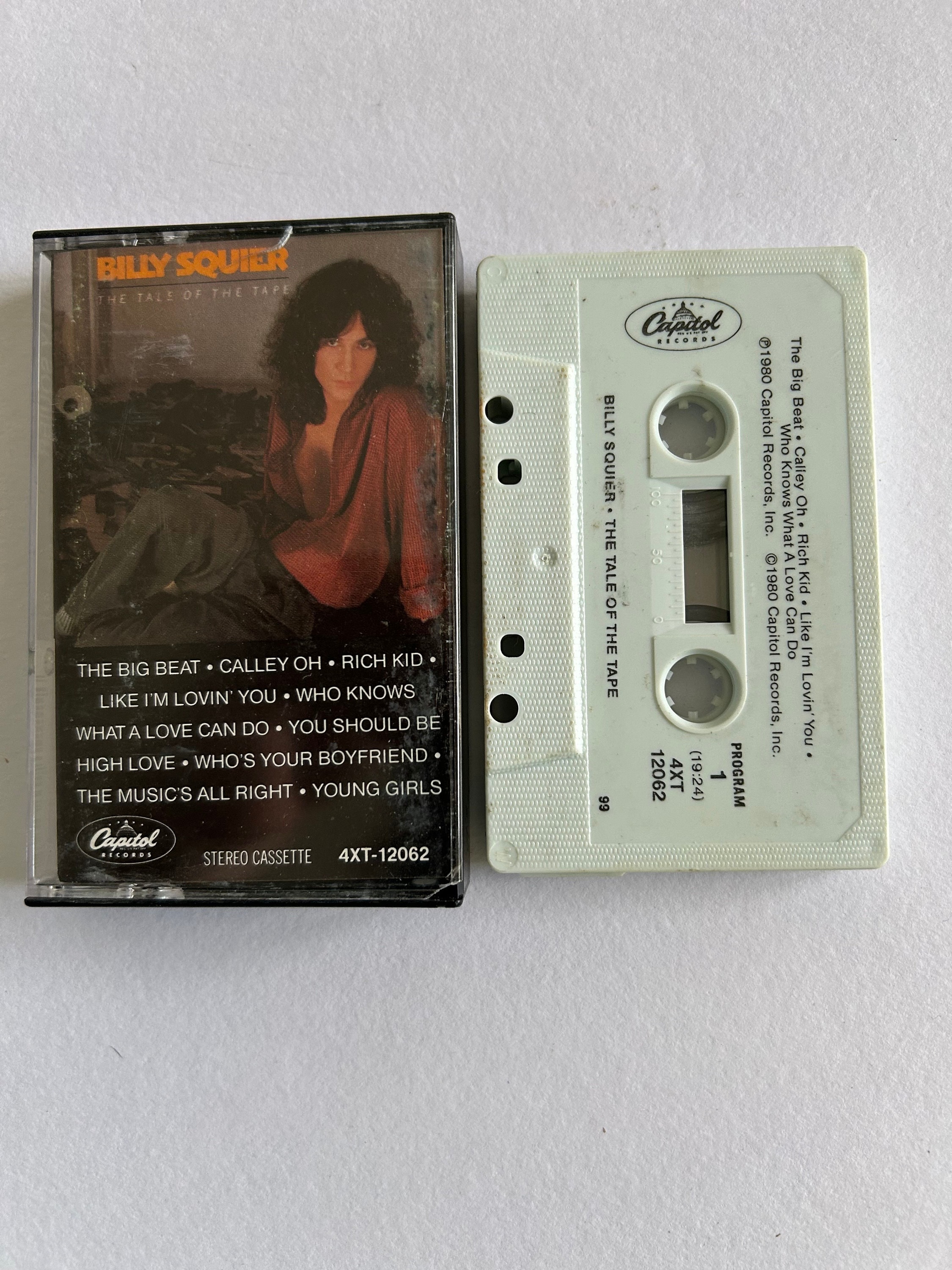 Billy Squier the Tale of the Tape Cassette Tape Etsy
