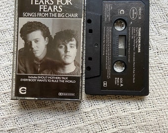 Tears For Fears Lieder von der Big Chair Kassette Tonband