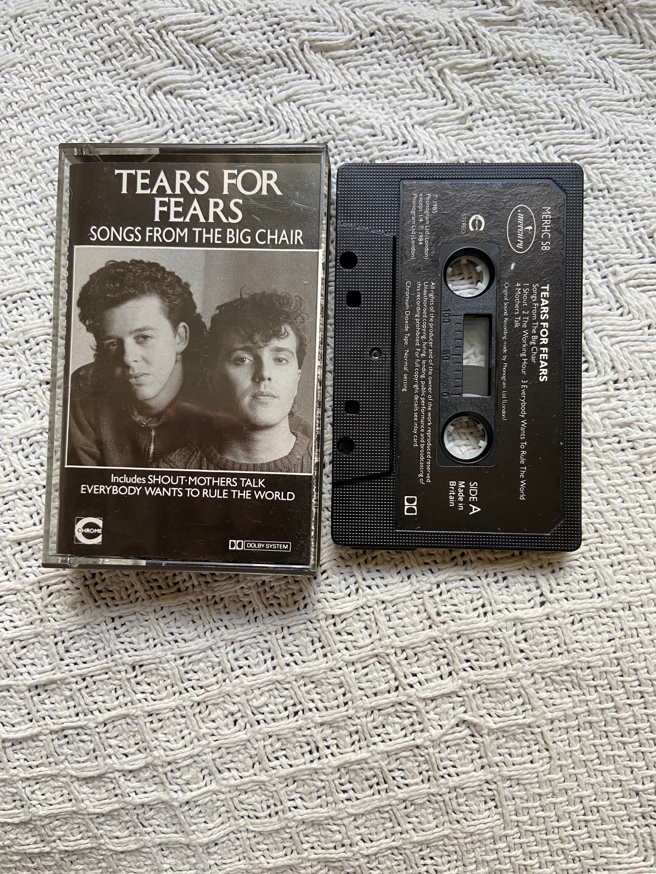 Vintage Tears for Fears Songs from the Big Chair Vinyl Record LP 1985 Album  12 Everybody Wants to Rule the World
