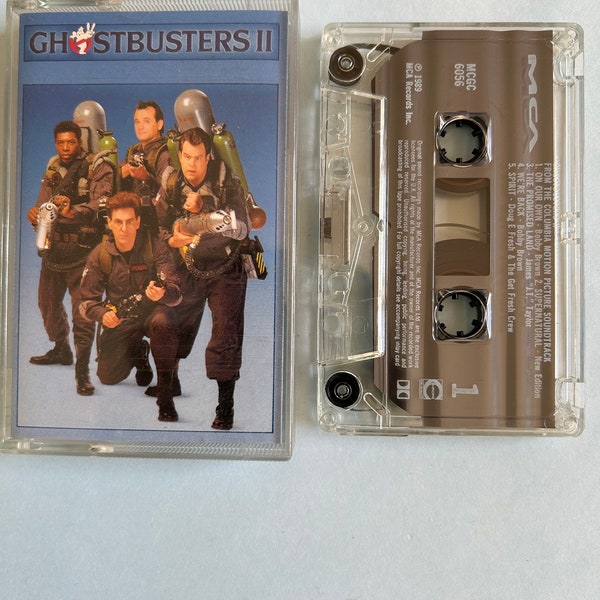 Ghostbusters 2 Soundtrack Cassette Tape