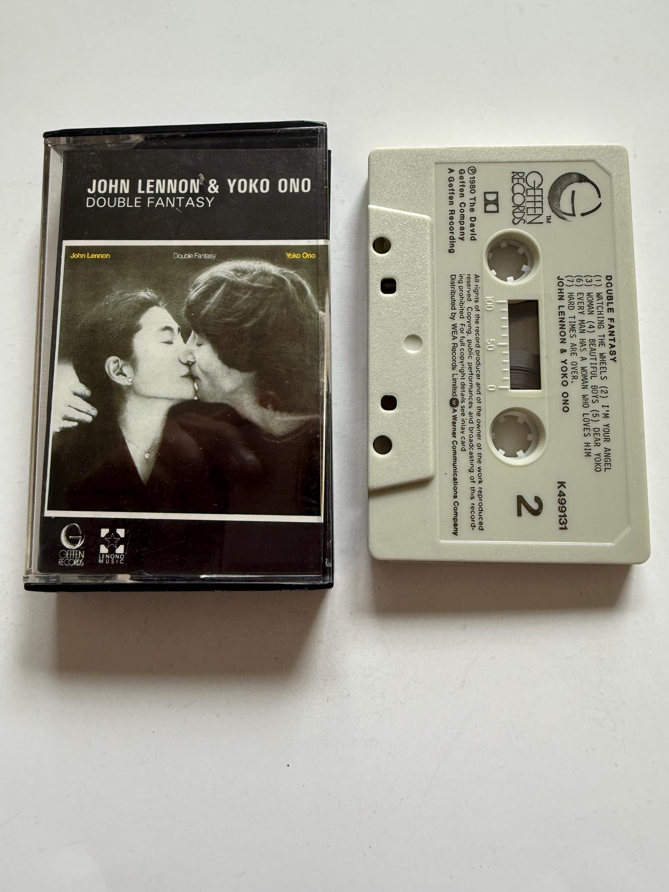 John Lennon and Yoko Ono Double Fantasy Cassette Tape - Etsy Canada