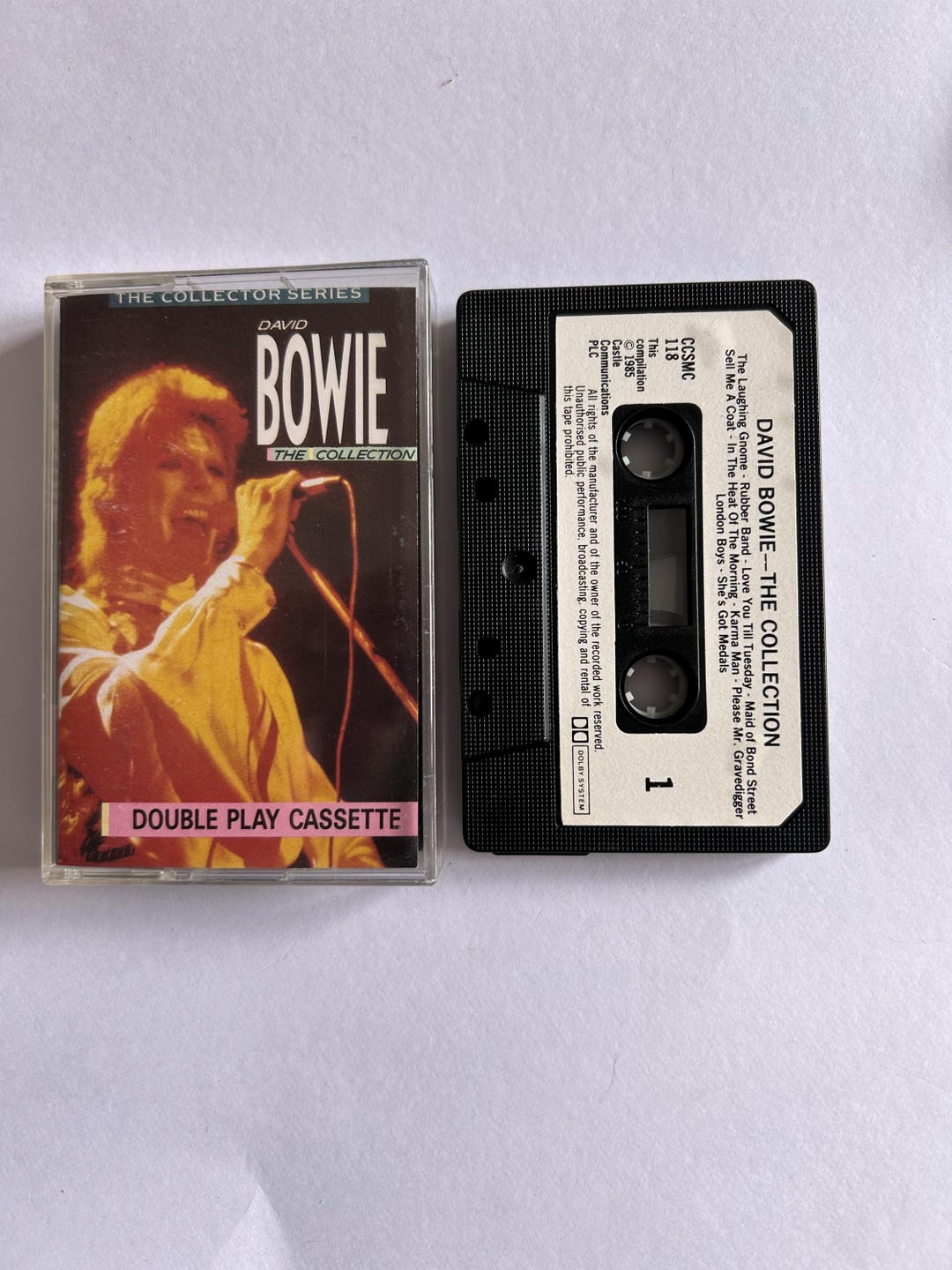 David Bowie the Collection Double Play Cassette Tape - Etsy