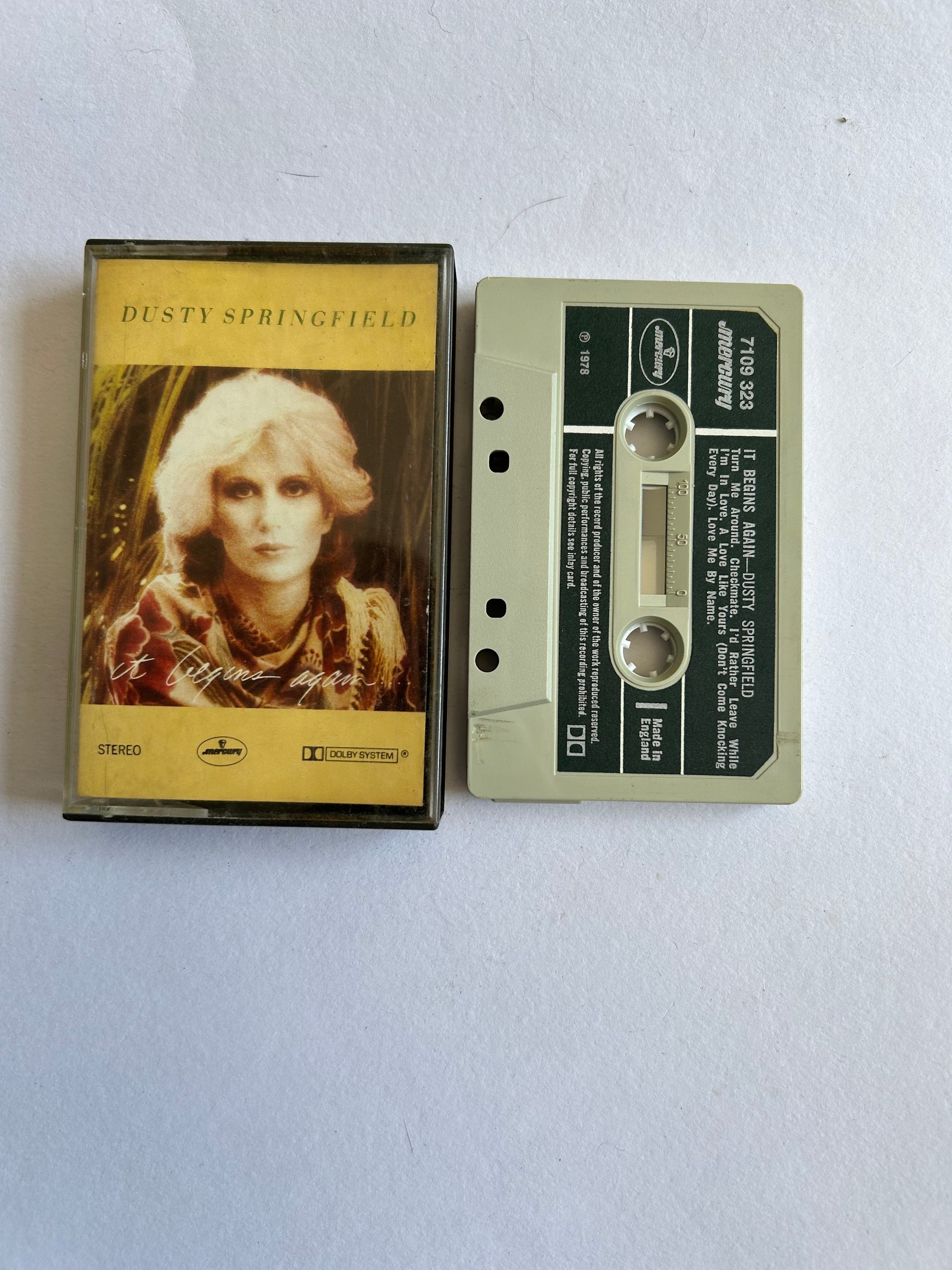 Dusty Springfield It Begins Again Cassette Tape - Etsy