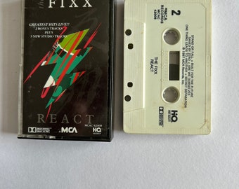 Die Fixx React Greatest Hits Live Kassette Tonband