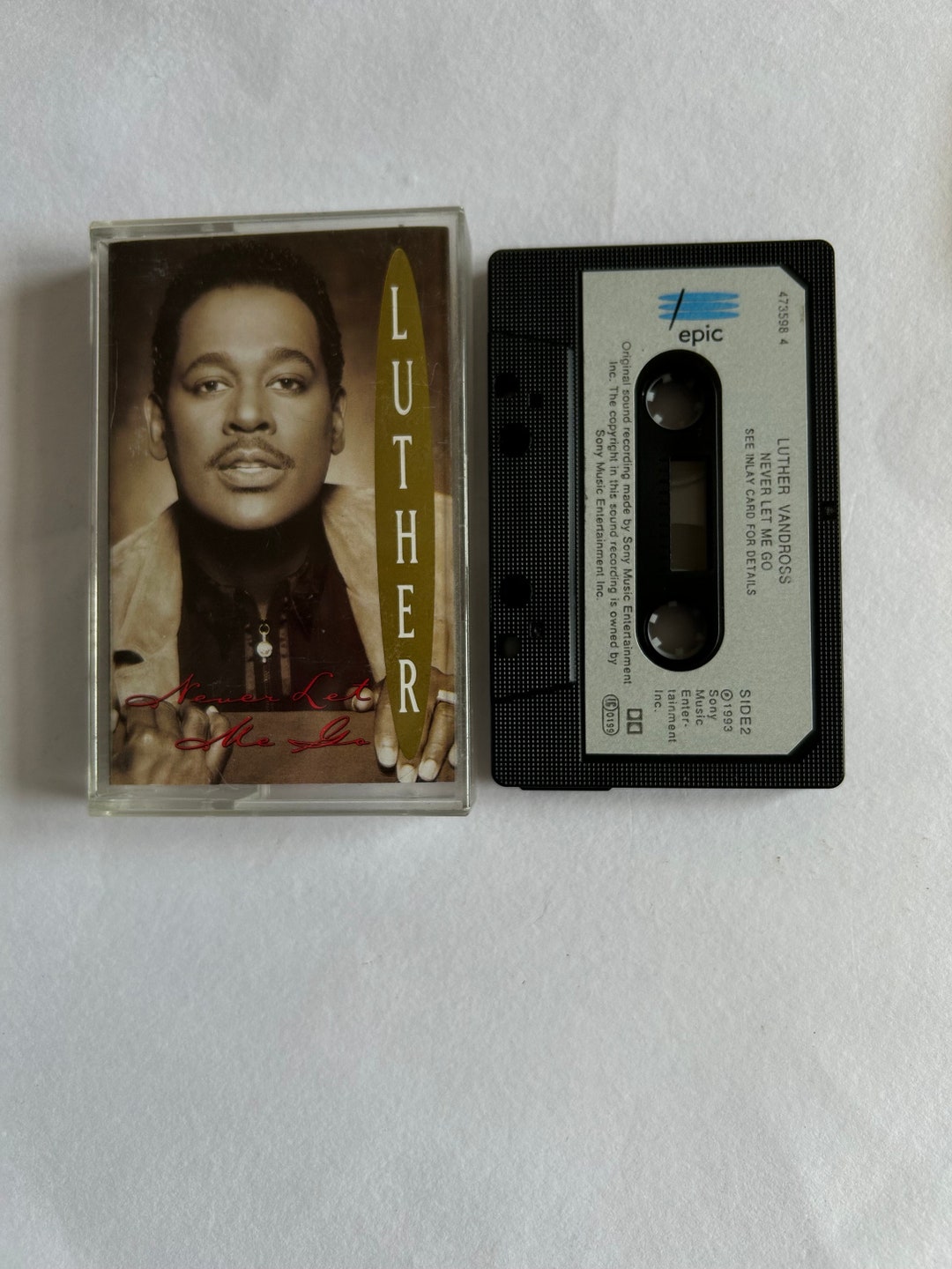 Luther Vandross Never Let Me Go Cassette Tape - Etsy