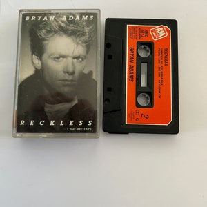 Bryan Adams Reckless Cassette Tape image 1