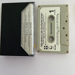 John Lennon and Yoko Ono Double Fantasy USA Cassette Tape - Etsy