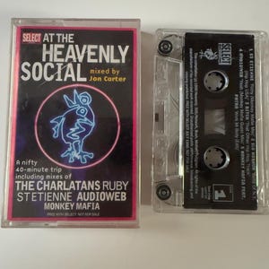 Wählen Sie im himmlischen sozialen gemischt von Jon Carter Charlatans Saint Etienne Kassette Tape