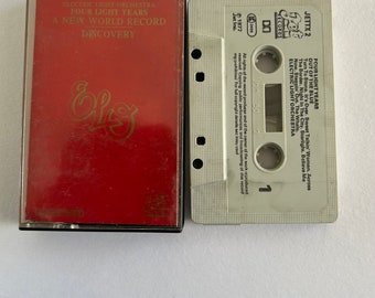 ELO Electric Four Light Years A New World/Discovery Cassette Tape