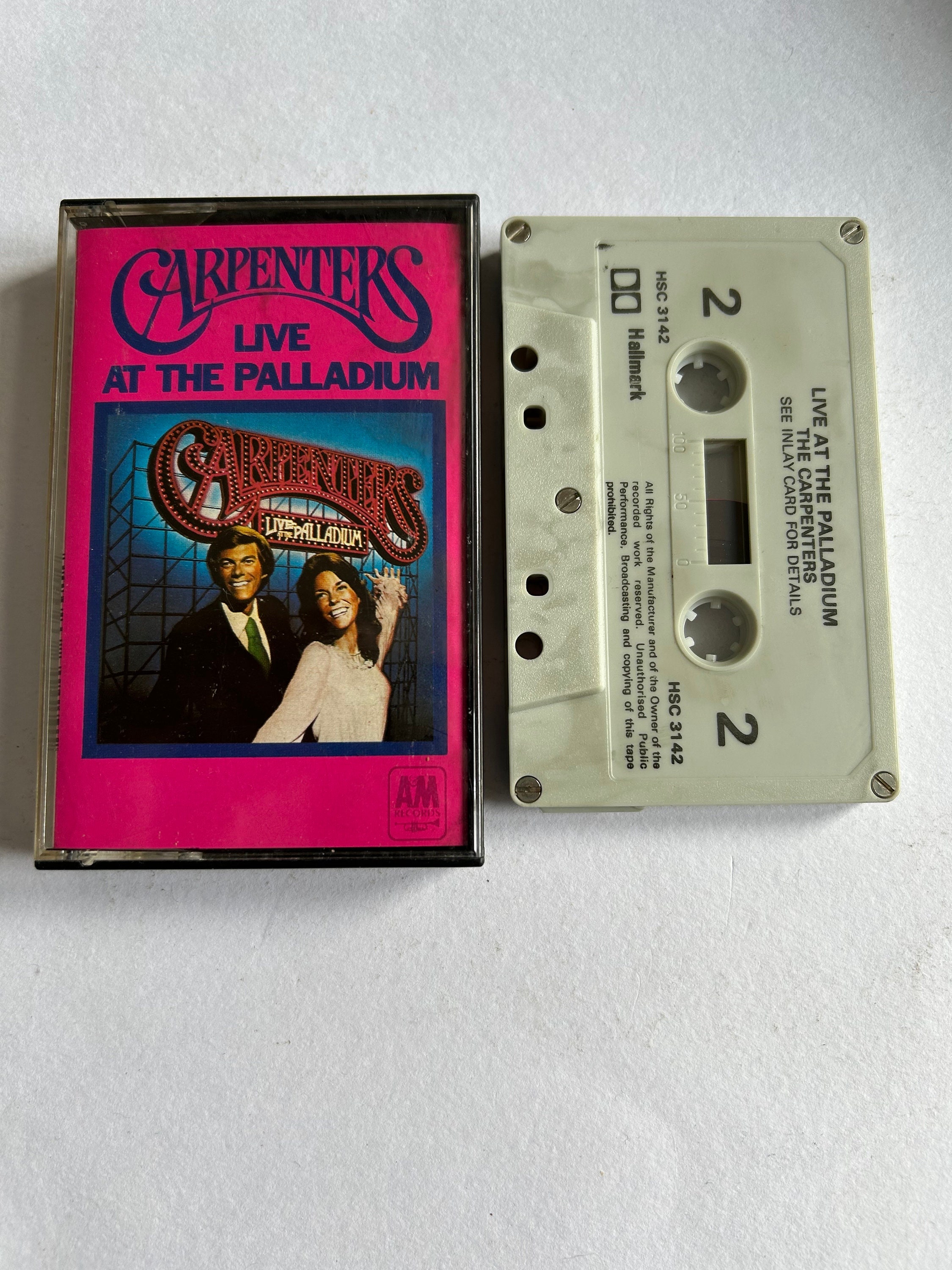 Carpenters Live At The Palladium Fita Cassete - Etsy Portugal