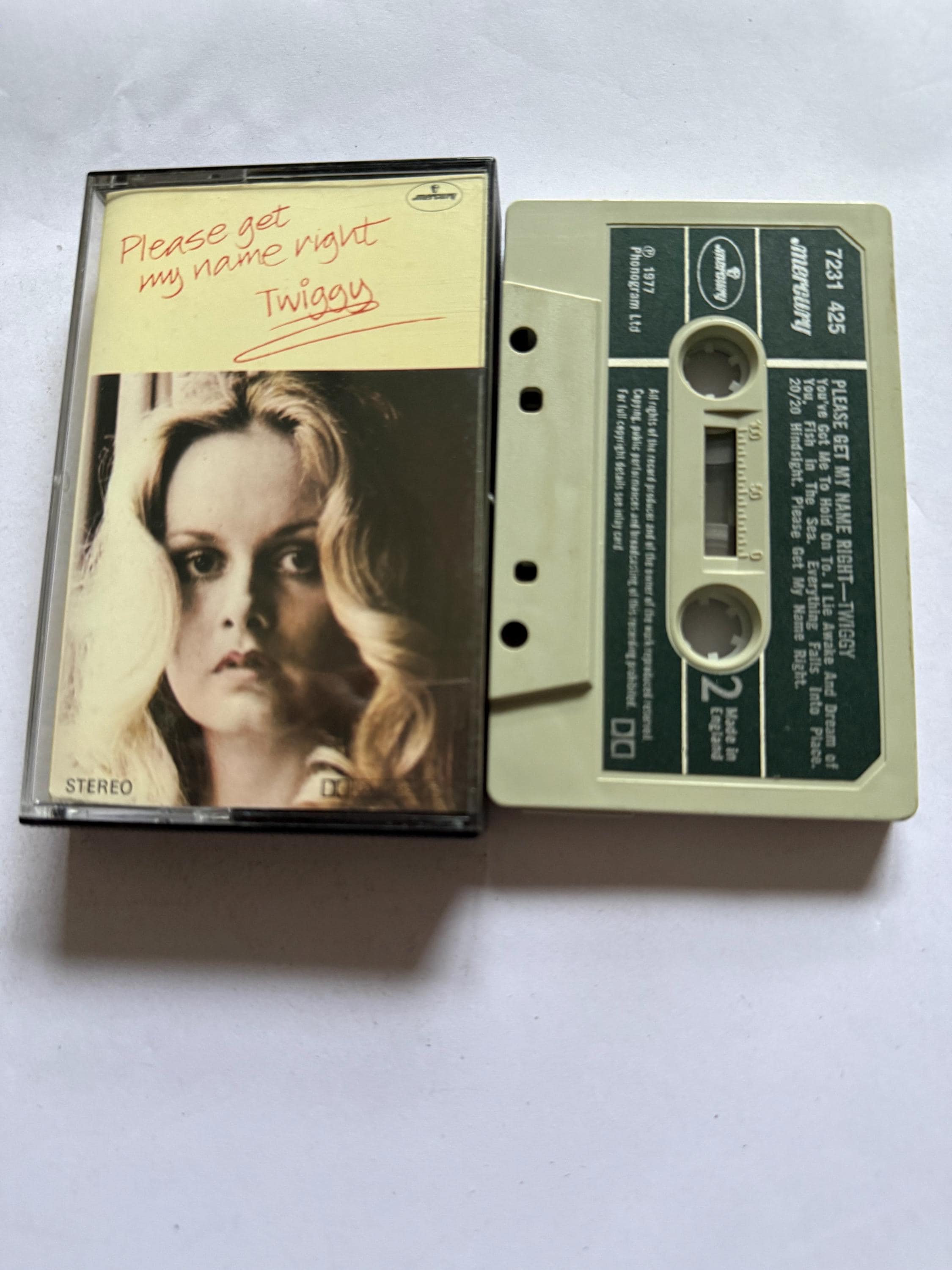 Twiggy Please Get My Name Right Cassette Tape - Etsy