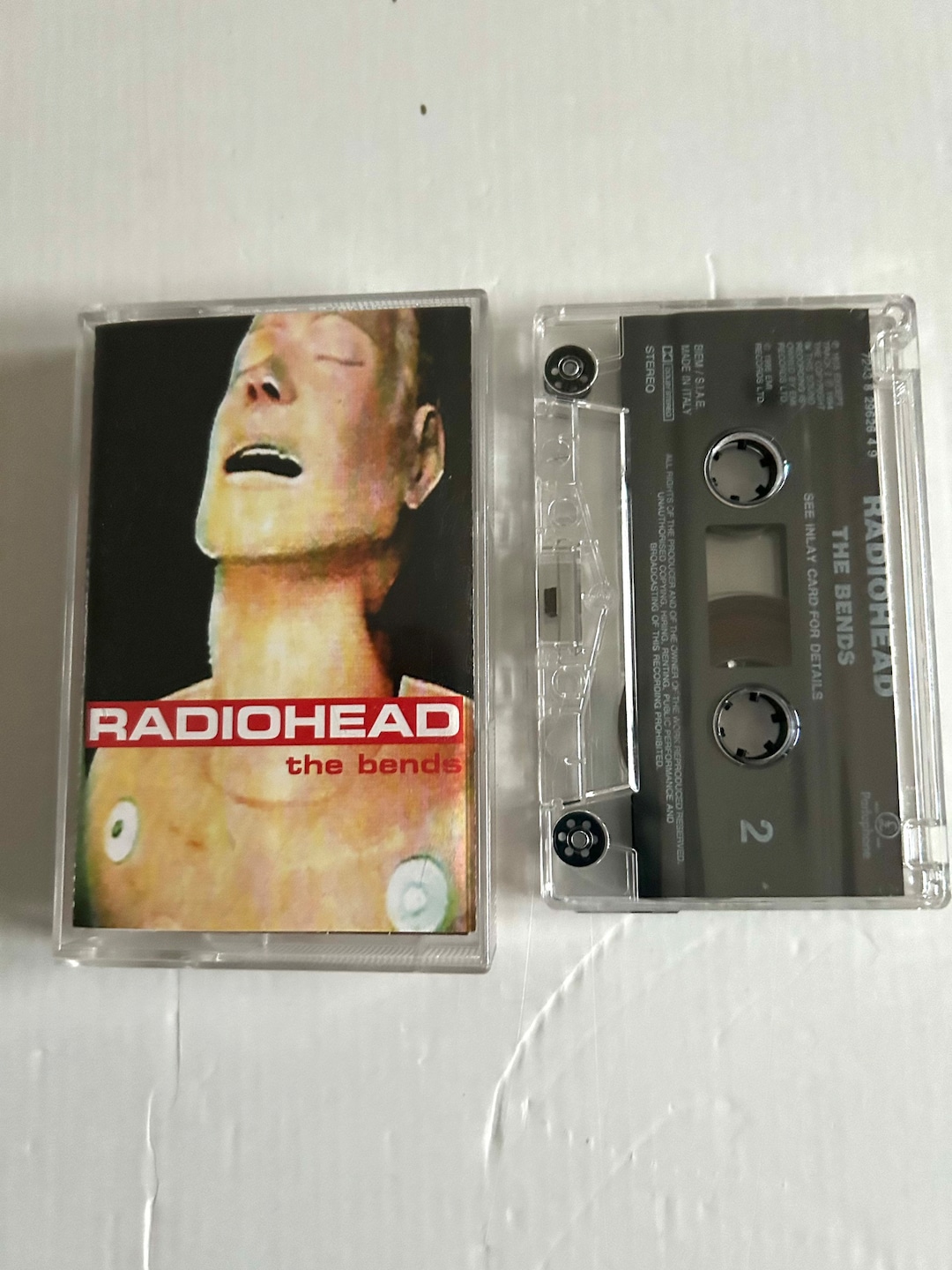 Radiohead the Bends Cassette Tape Etsy