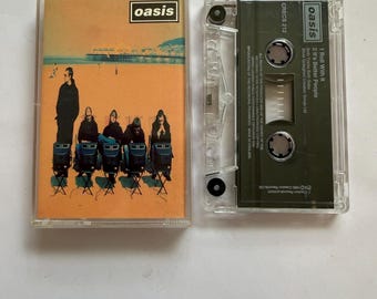Oasis Cigarettes and Alcohol Worn Cover Cassette Tape