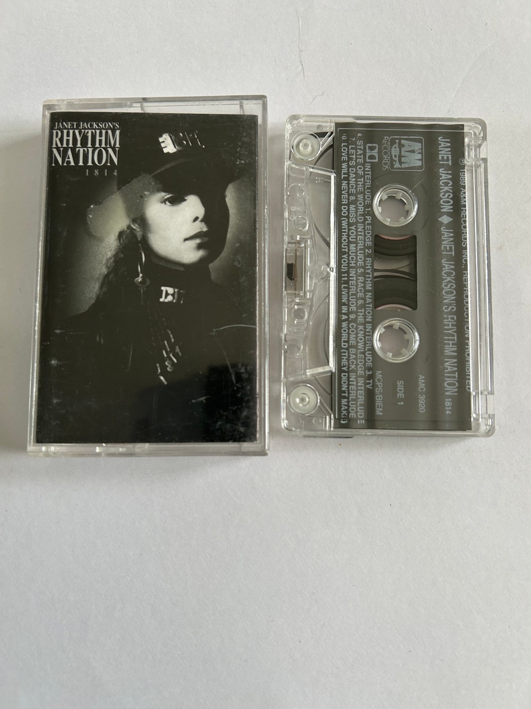 JANET JACKSON Rhythm Nation 1814 JAPAN CASSETTE PCTY10001 PS