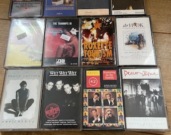 Vintage Cassette Tapes various prices  various artists mamas and papas,The Tramps,China Crisis,ABC,Transvision Vamp,Adam Ant,Allman Brothers