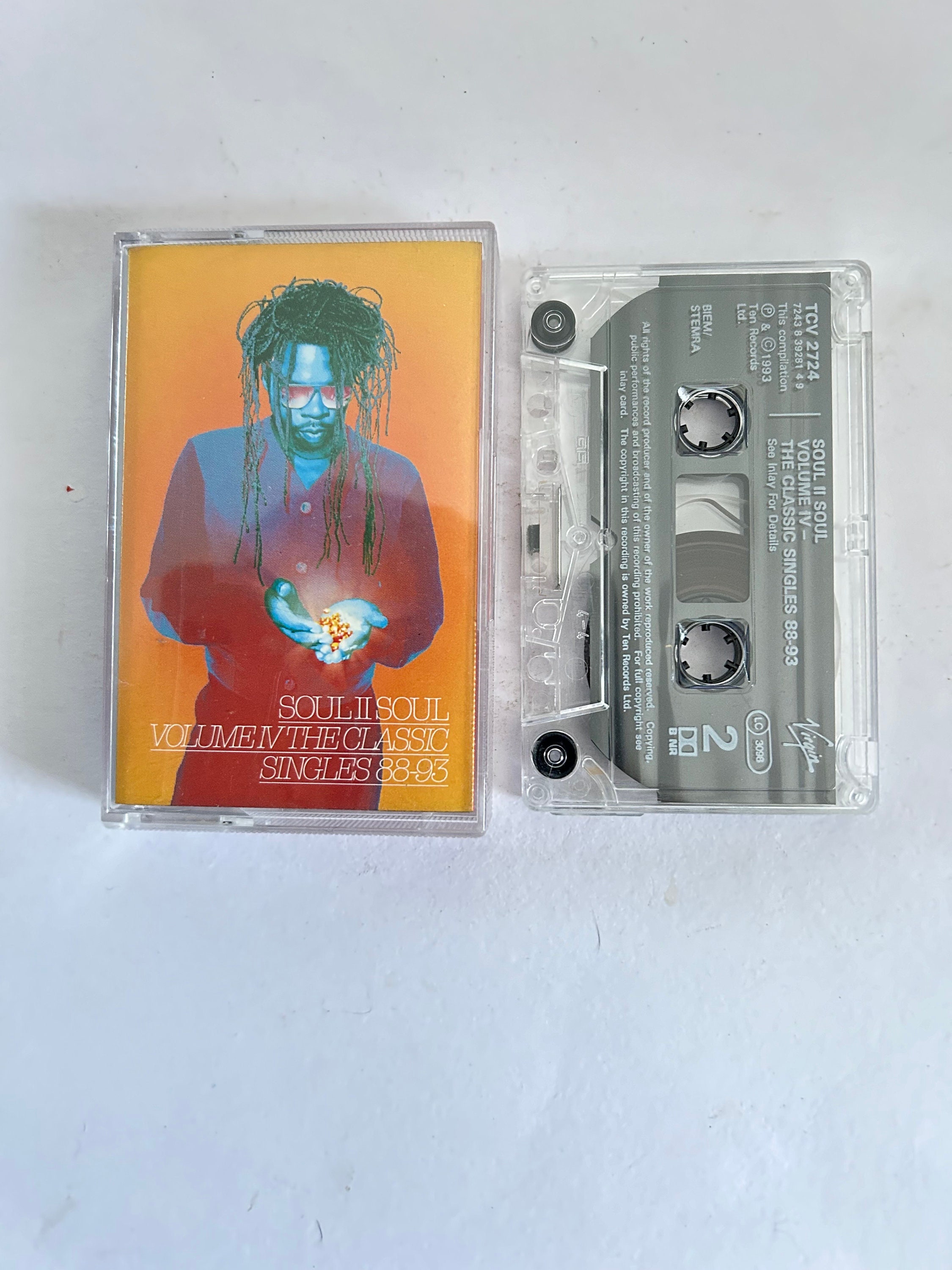 Soul II Soul Club Vol IV the Classic Singles 88-93 Cassette Tape 