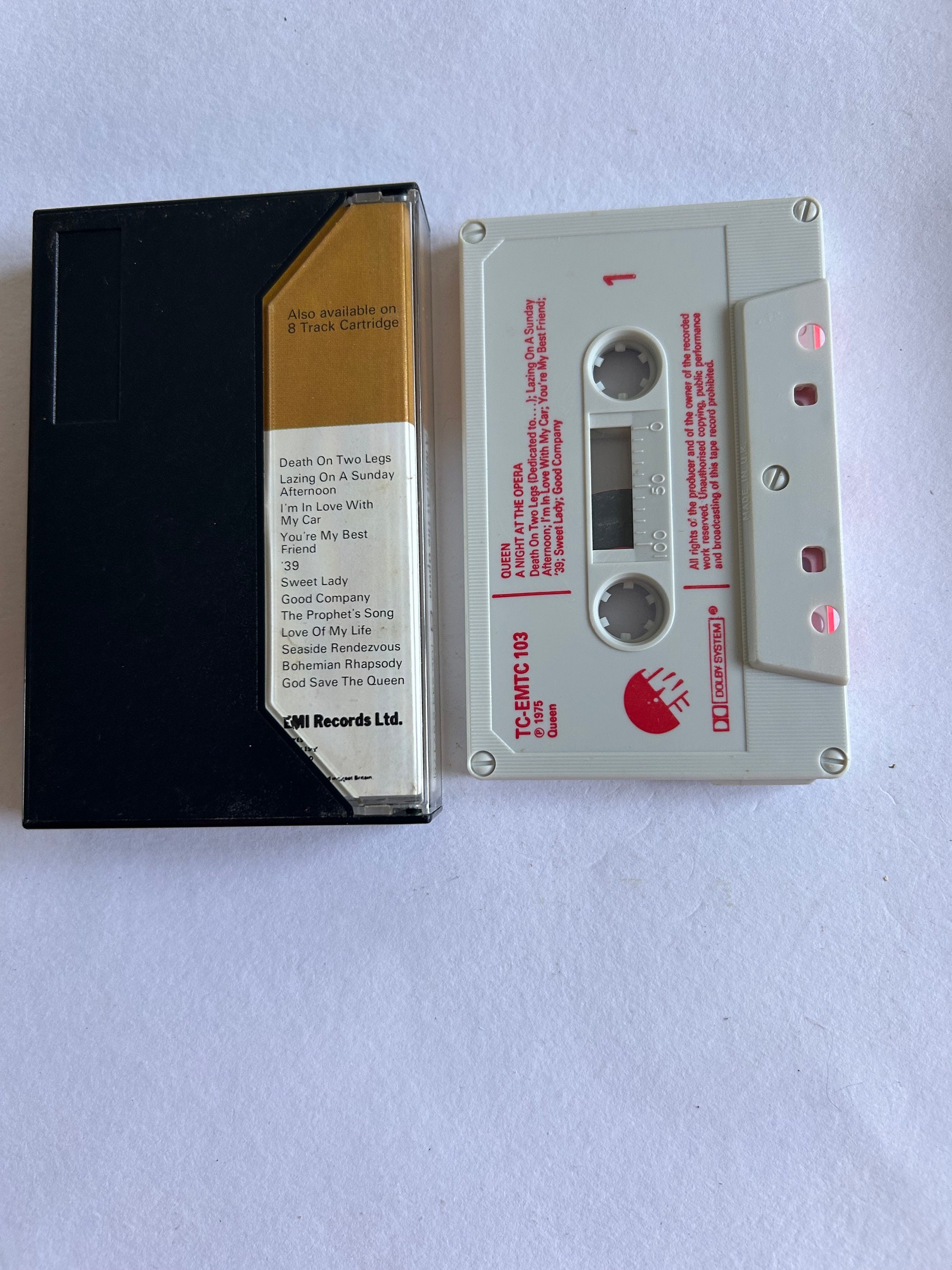 Queen A Night at the Opera Cassette Tape - Etsy