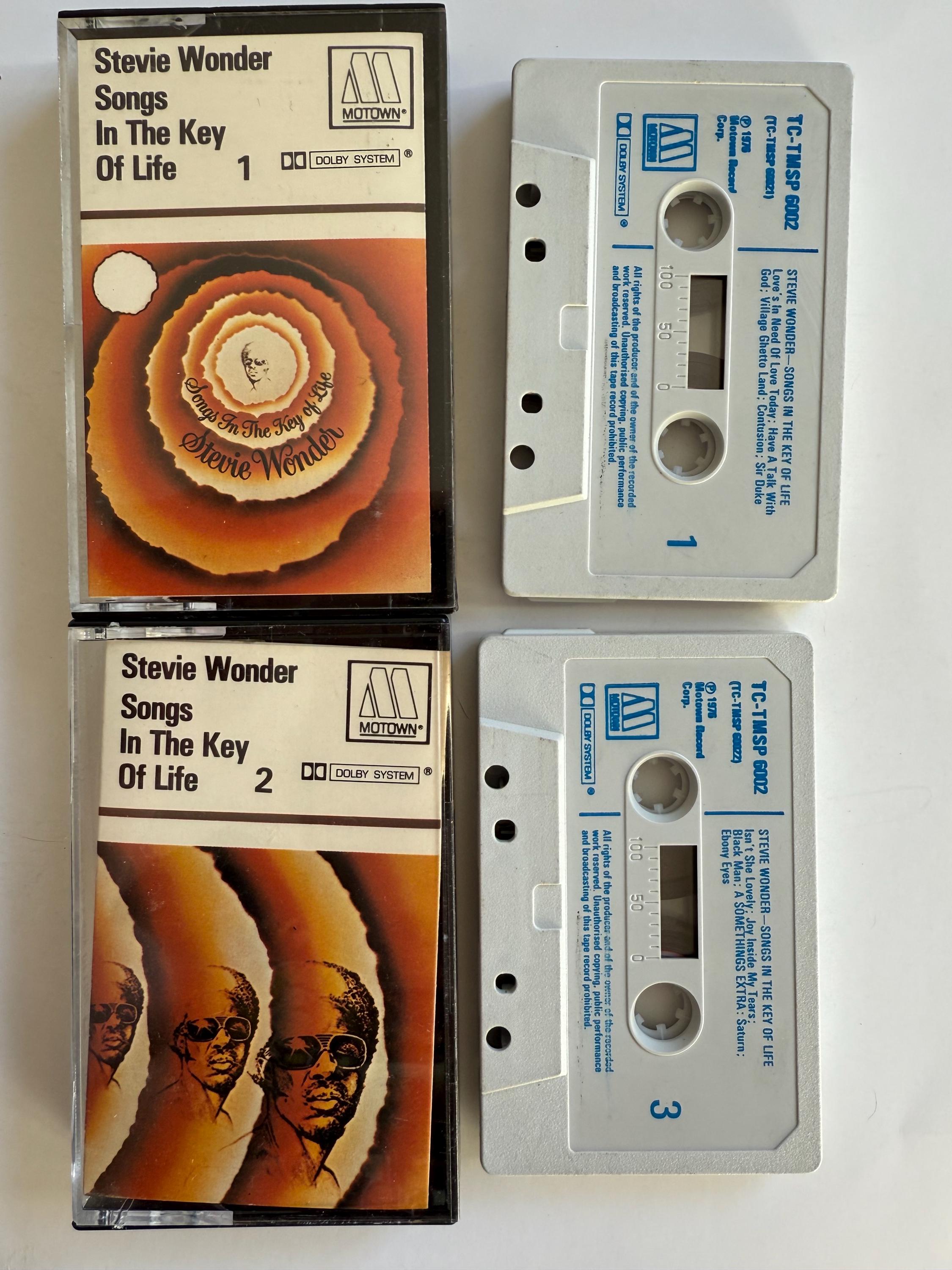 Stevie Wonder Songs in the Key of Life Double Cassette Tape - Etsy UK