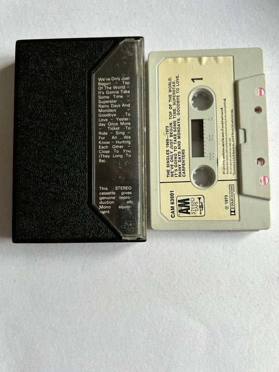 Carpenters the Singles 1969-1973 Cassette Tape - Etsy