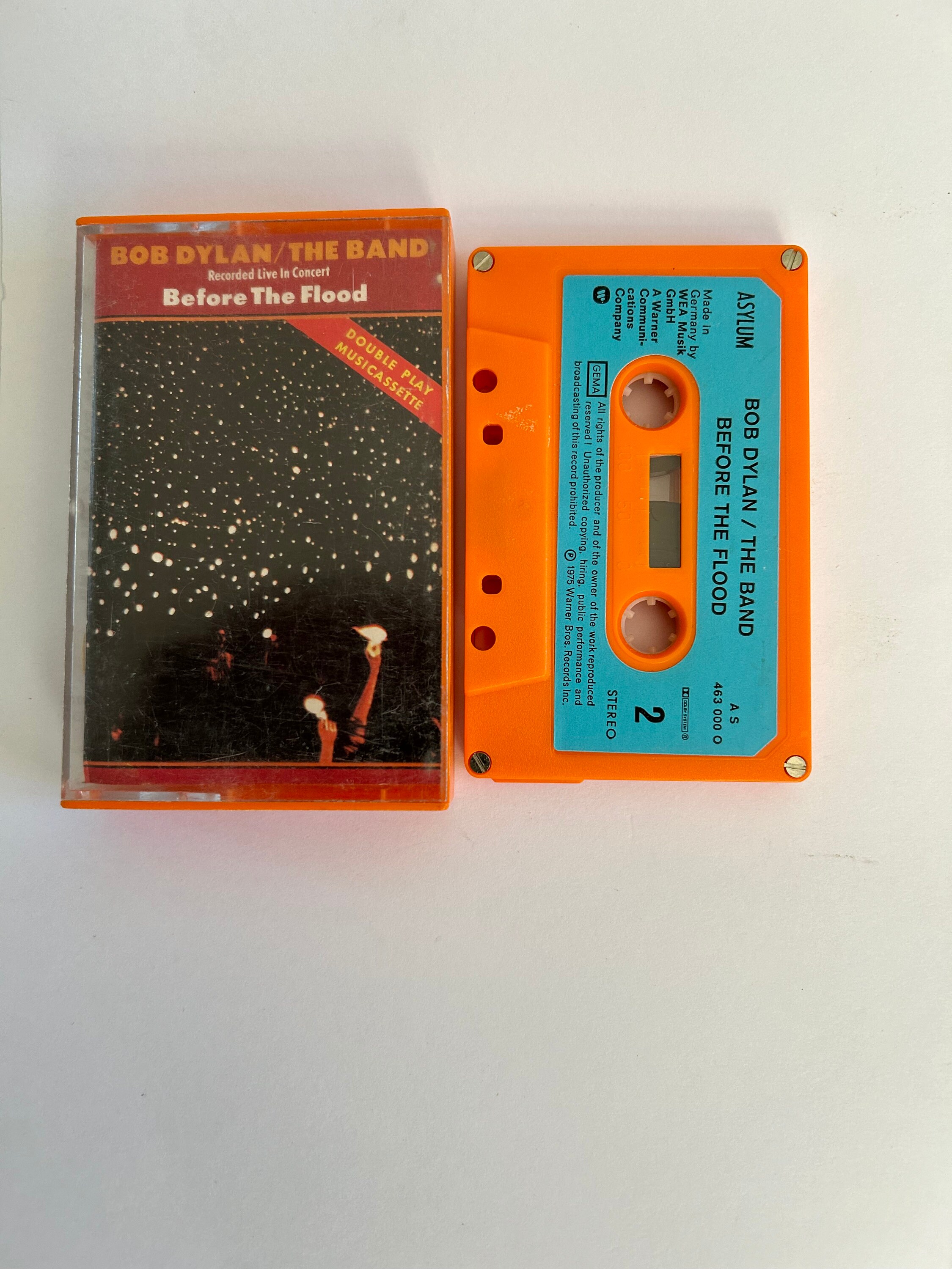 Bob Dylan the Band Before the Flood German Cassette Tape - Etsy 