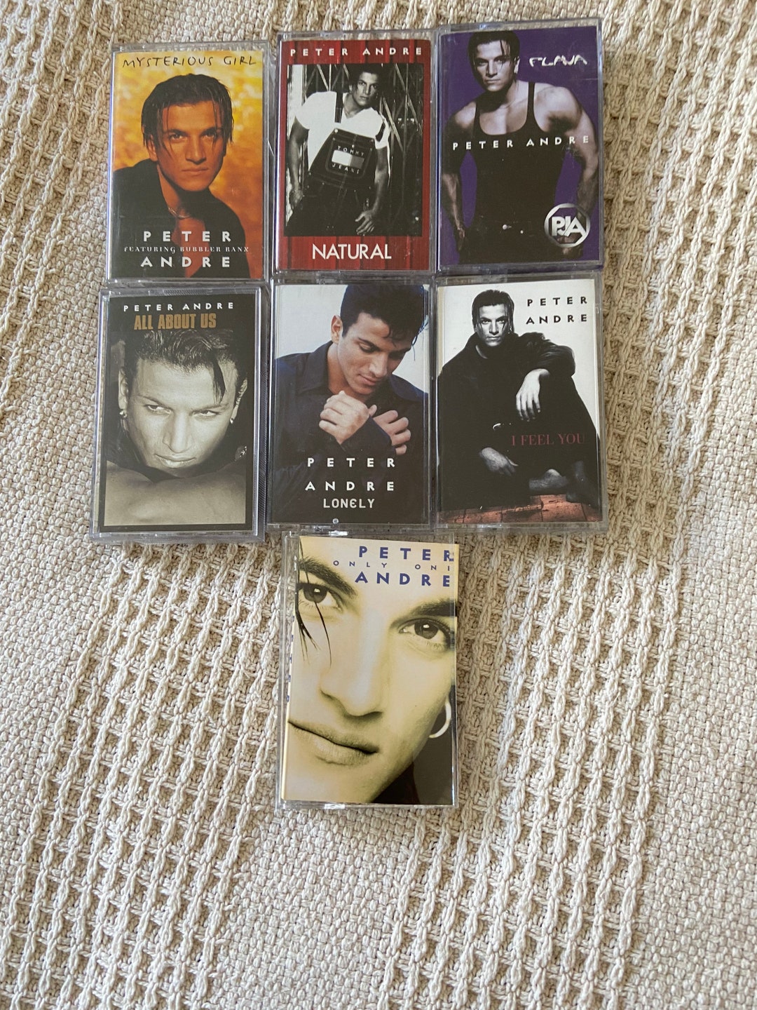 Peter Andre, Kavana, Code Red einige Aufkleber auf dem Buchrücken der ...
