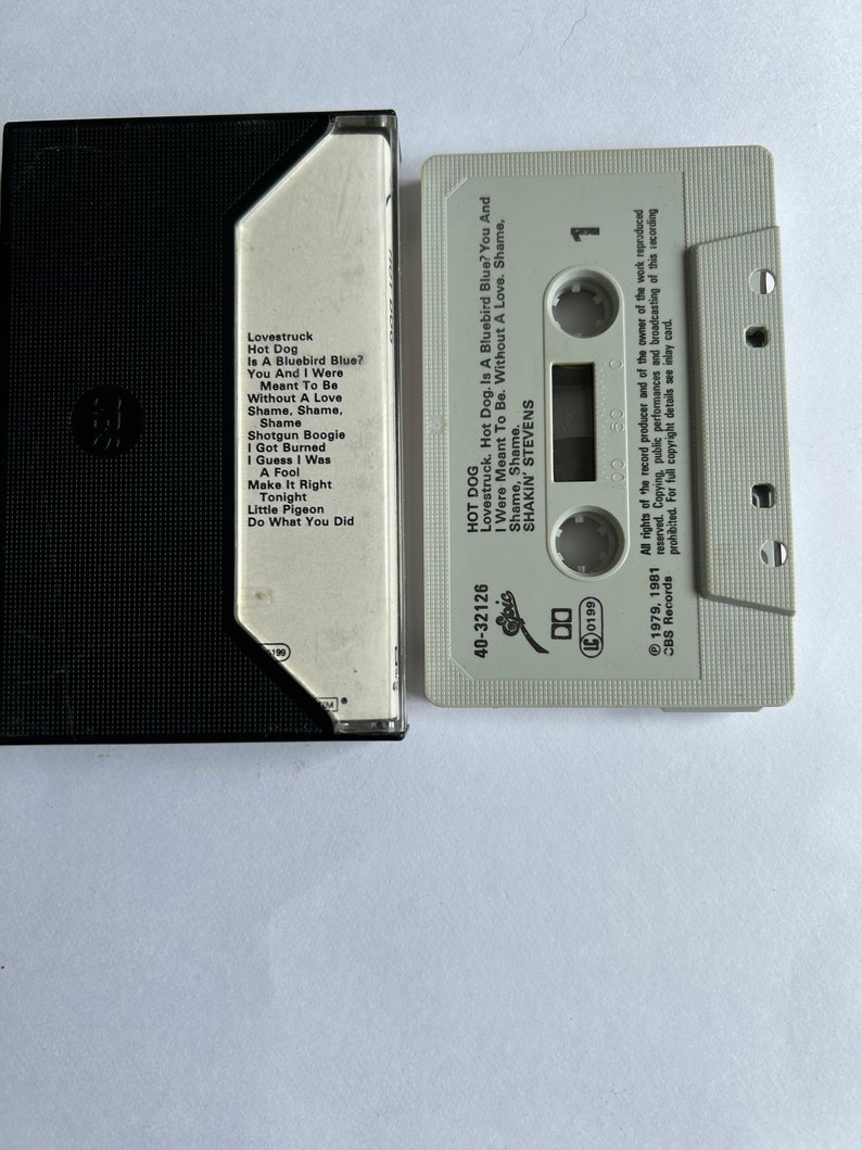 Shakin’ Stevens Hot Dog Cassette Tape - Etsy