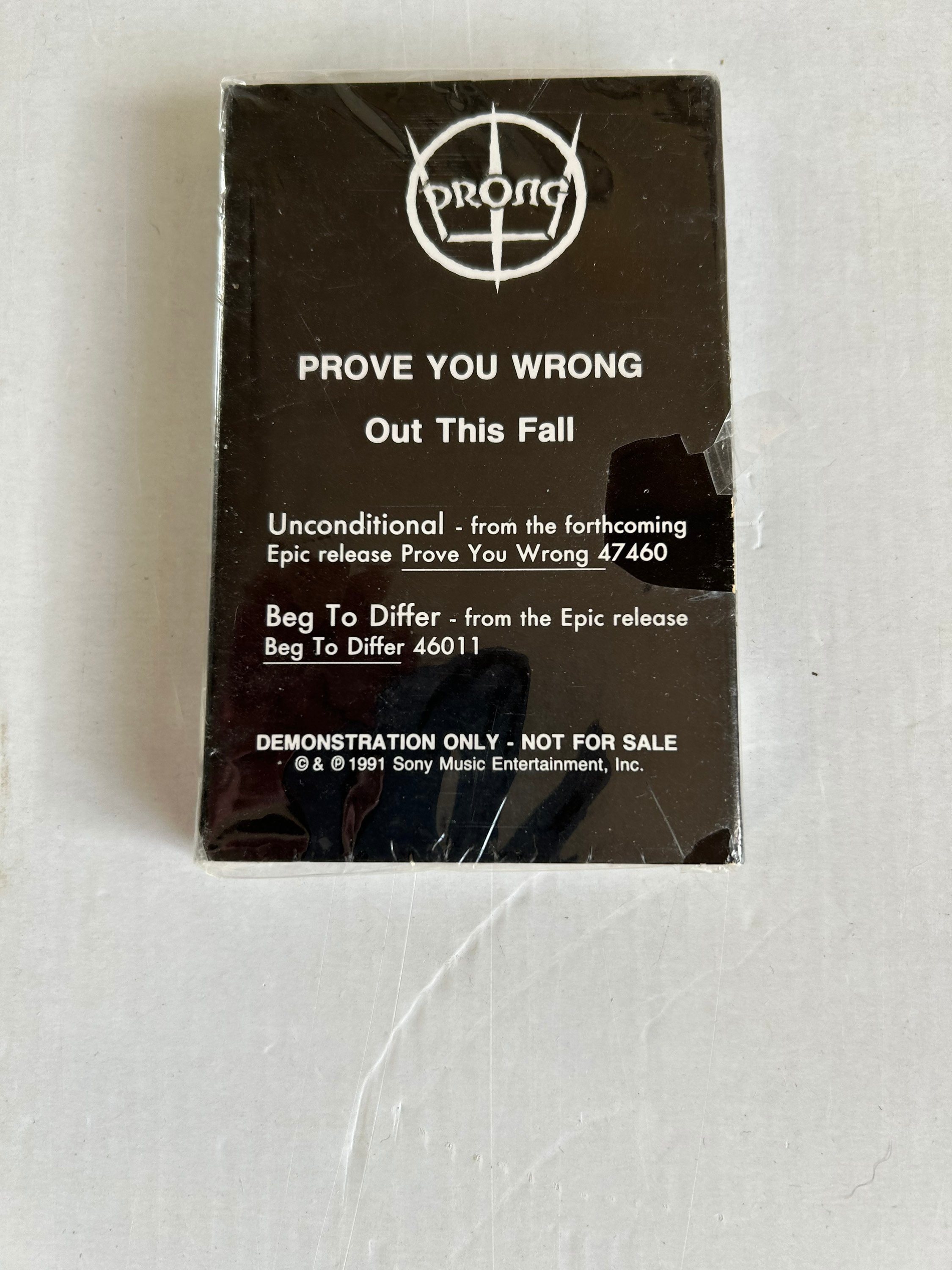 Prong Prove You Wrong Promotional Cassette Tape Sealed - Etsy