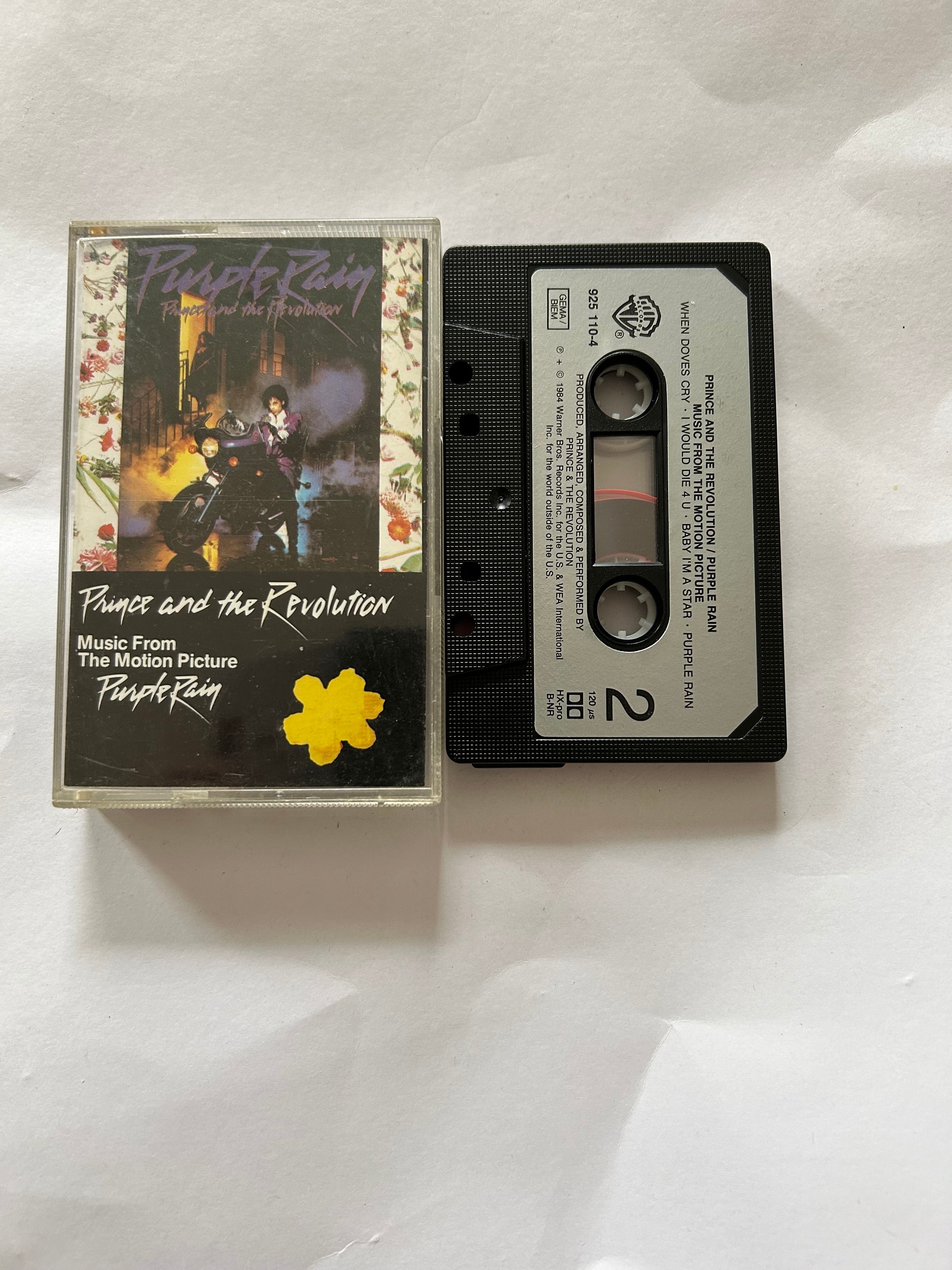 Prince Purple Rain Cassette Tape - Etsy