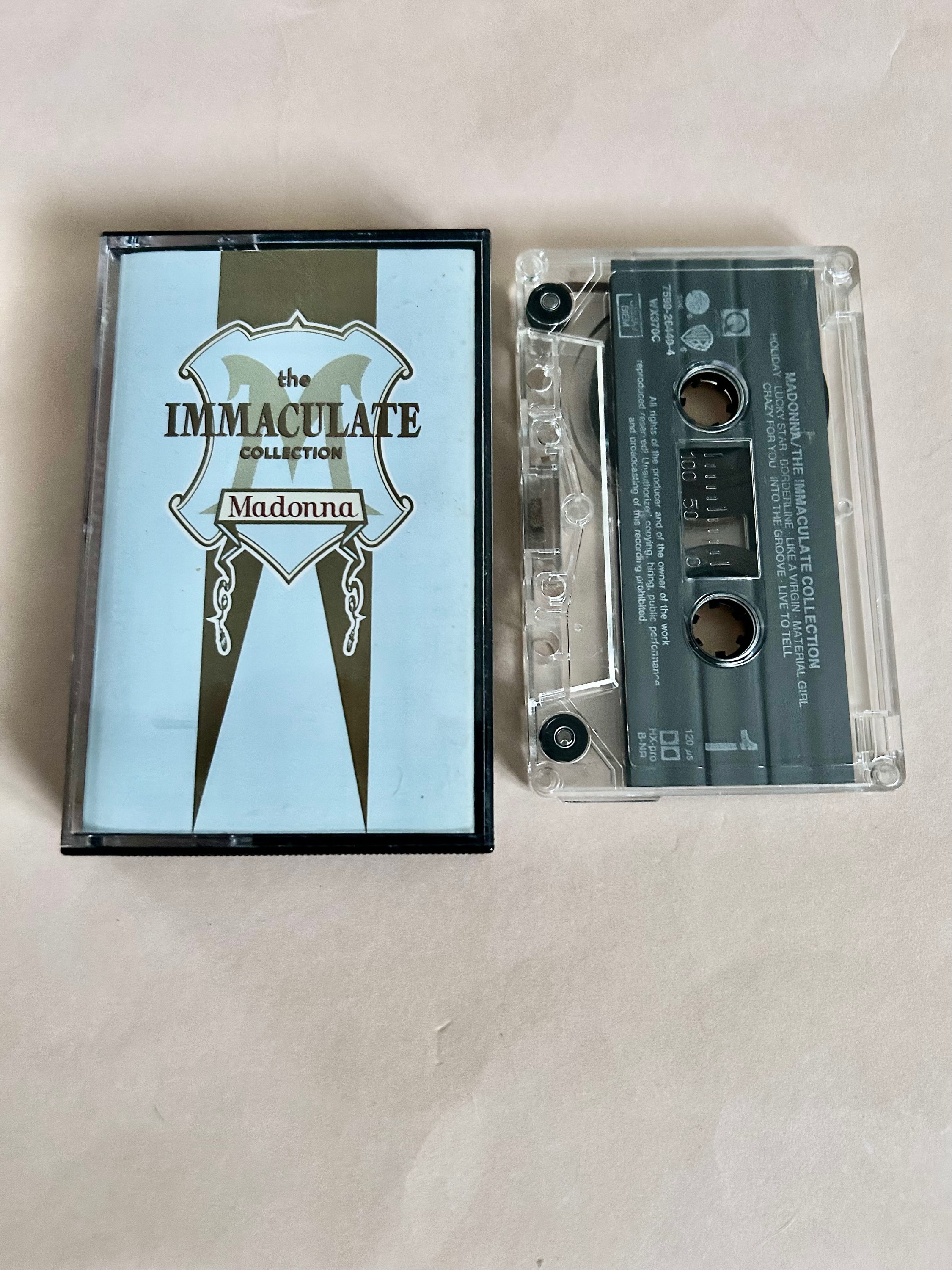 Madonna Immaculate Collection Cassette Tape - Etsy