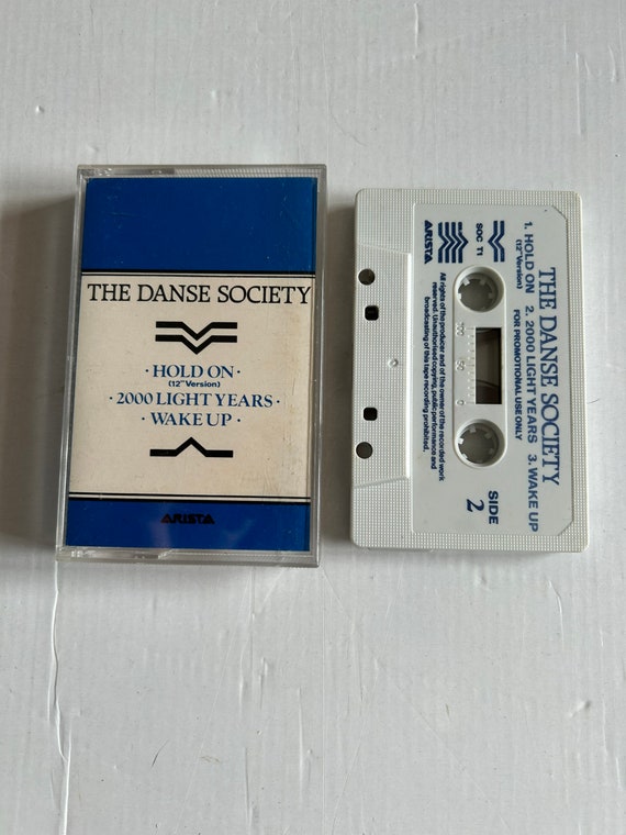 Danse Society Hold on Promo Cassette Tape 