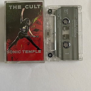 The Cult Sonic Temple Cassette Tape