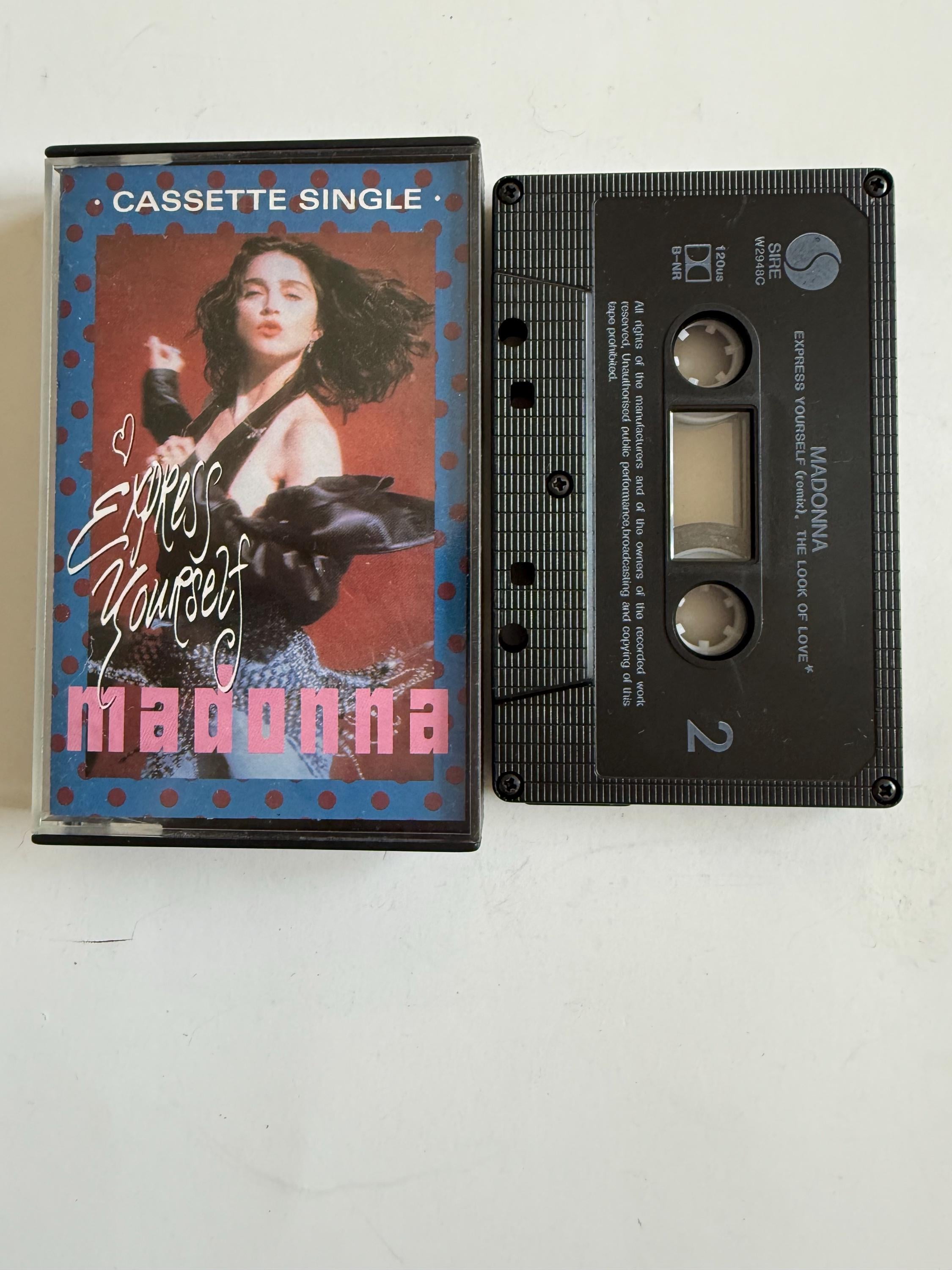 Madonna Express Yourself Cassette Single - Etsy