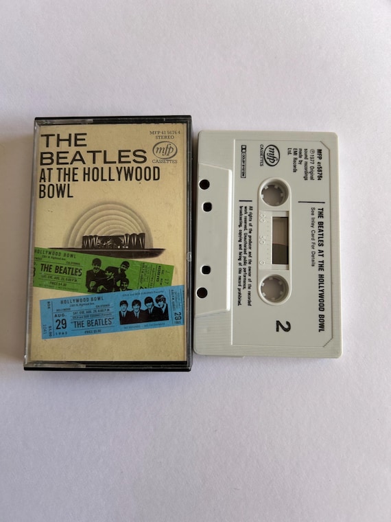 The Beatles Live at the Hollywood Bowl Cassette Tape - Etsy UK 